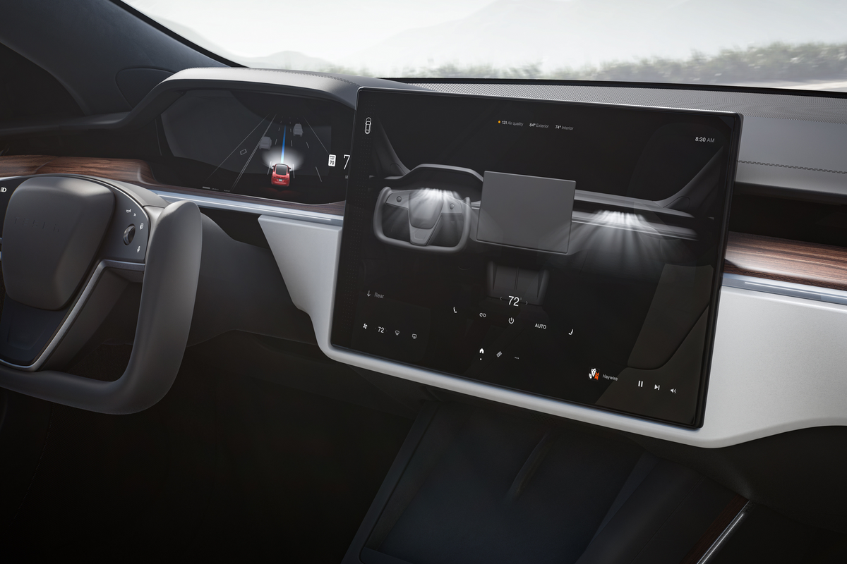 Tesla Model S interior