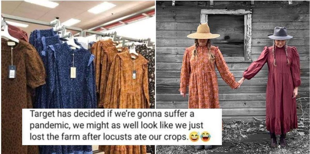 People are hilariously roasting Target's line of prairie dresses - Upworthy