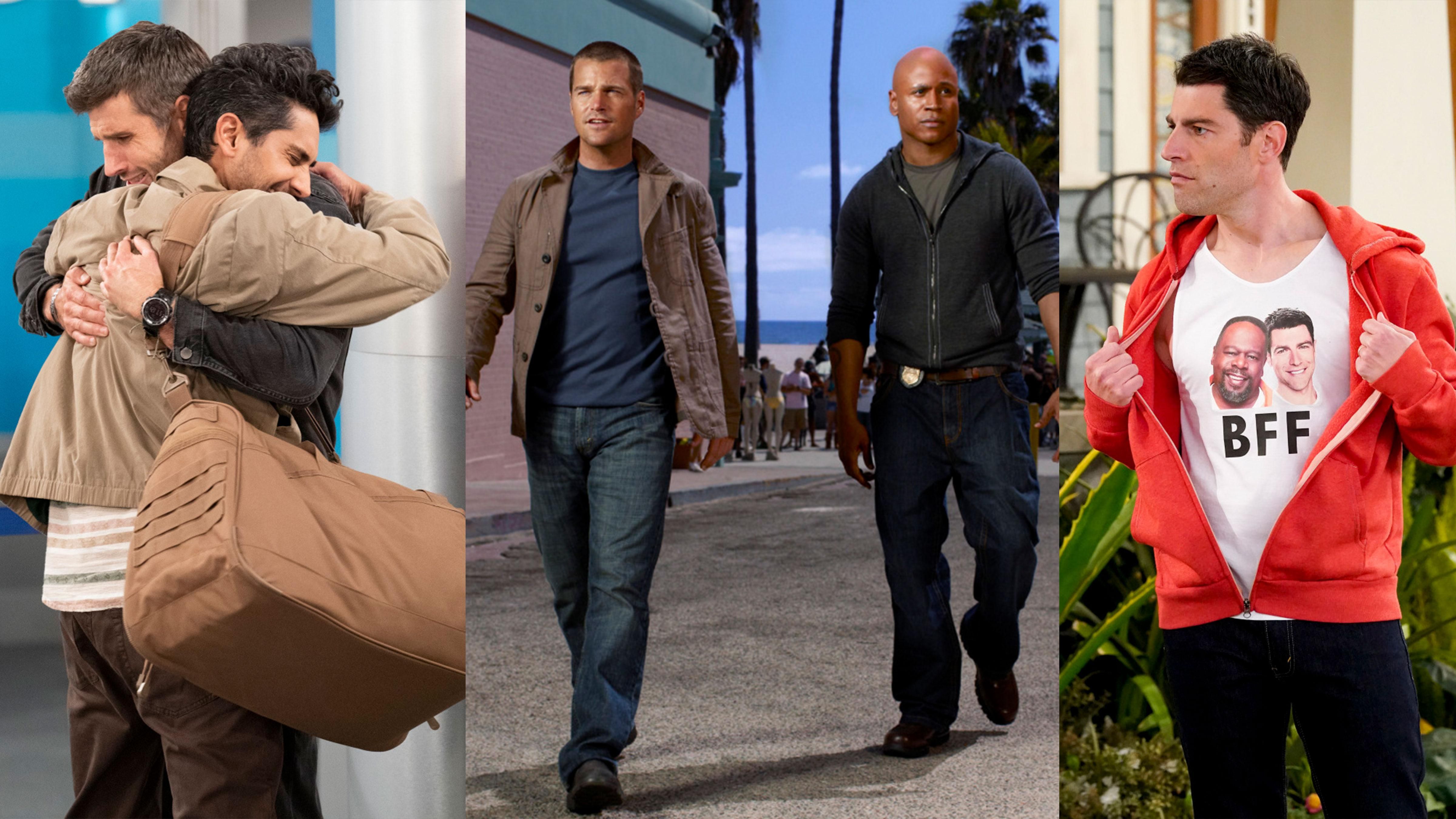 Triptych of best friends on CBS