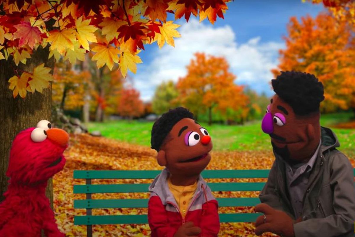 Wingnuts Outraged: There Is A Black Muppet Meteorologist And His Kid At The End Of This Book!