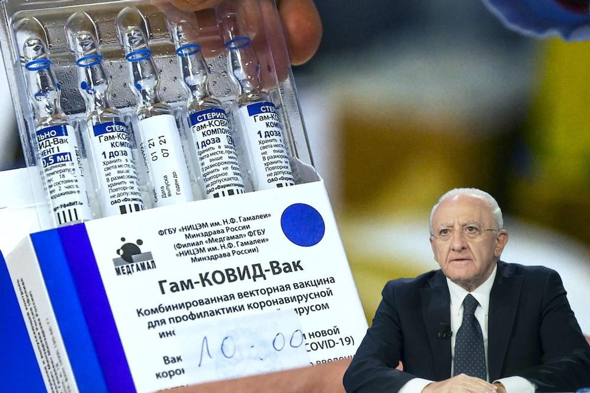 De Luca compra lo Sputnik ma manca l’ok di Ema e Aifa