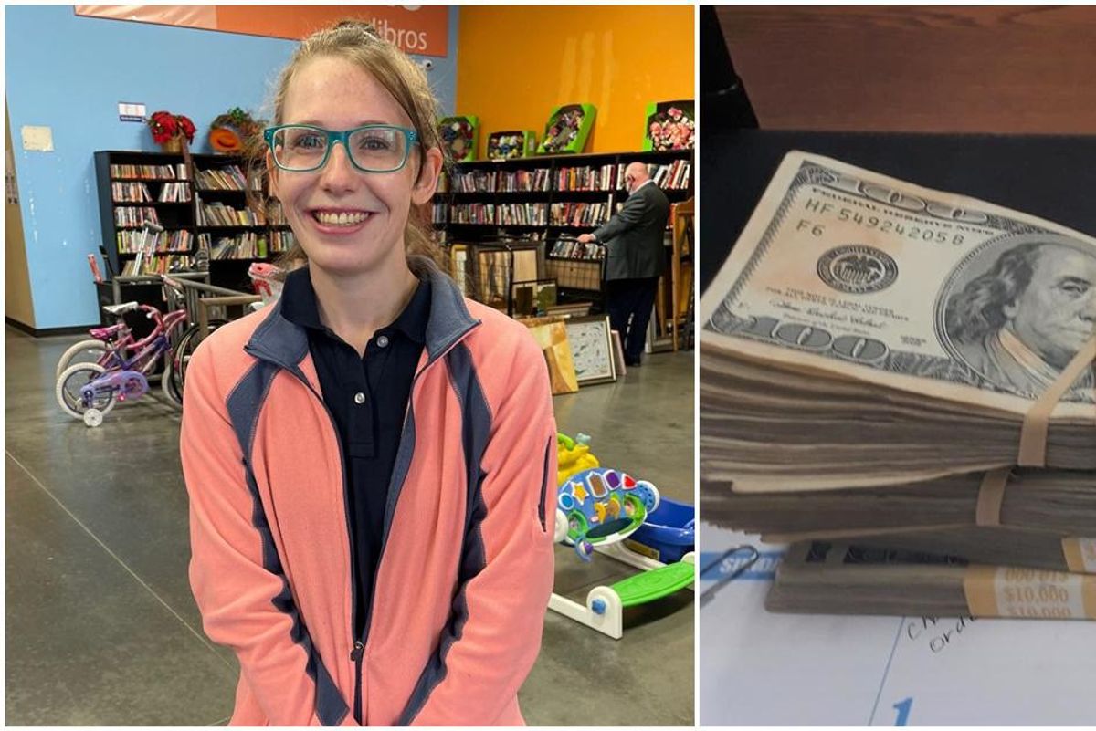 Incredibly honest Goodwill employee found $42k in a sweater and gets a surprise of her own