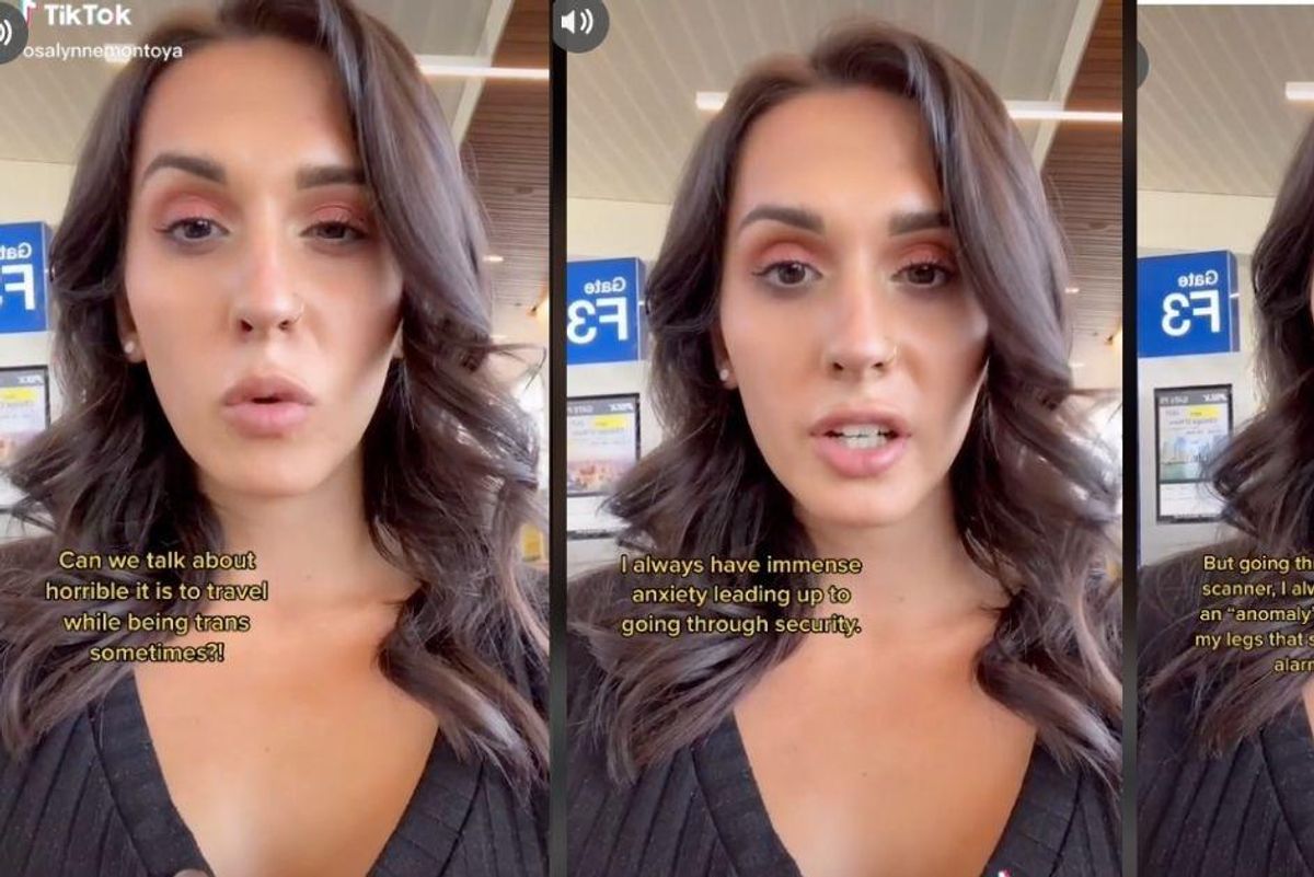 Woman's airport scanner experience highlights the importance of transgender training