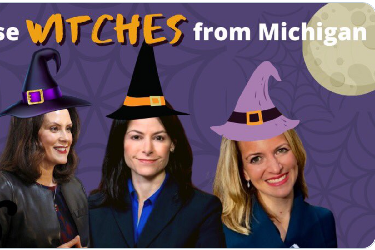 Michigan GOP Chair Says Burn The Witches About Gretchen Whitmer And Others, He Seems Nice