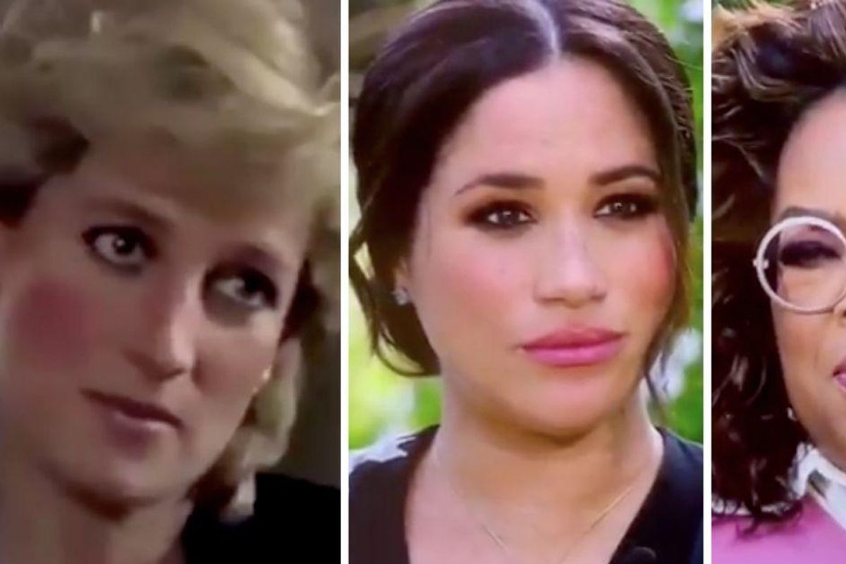 Princess Diana said strong women are seen as a threat. Meghan and Oprah prove they are.