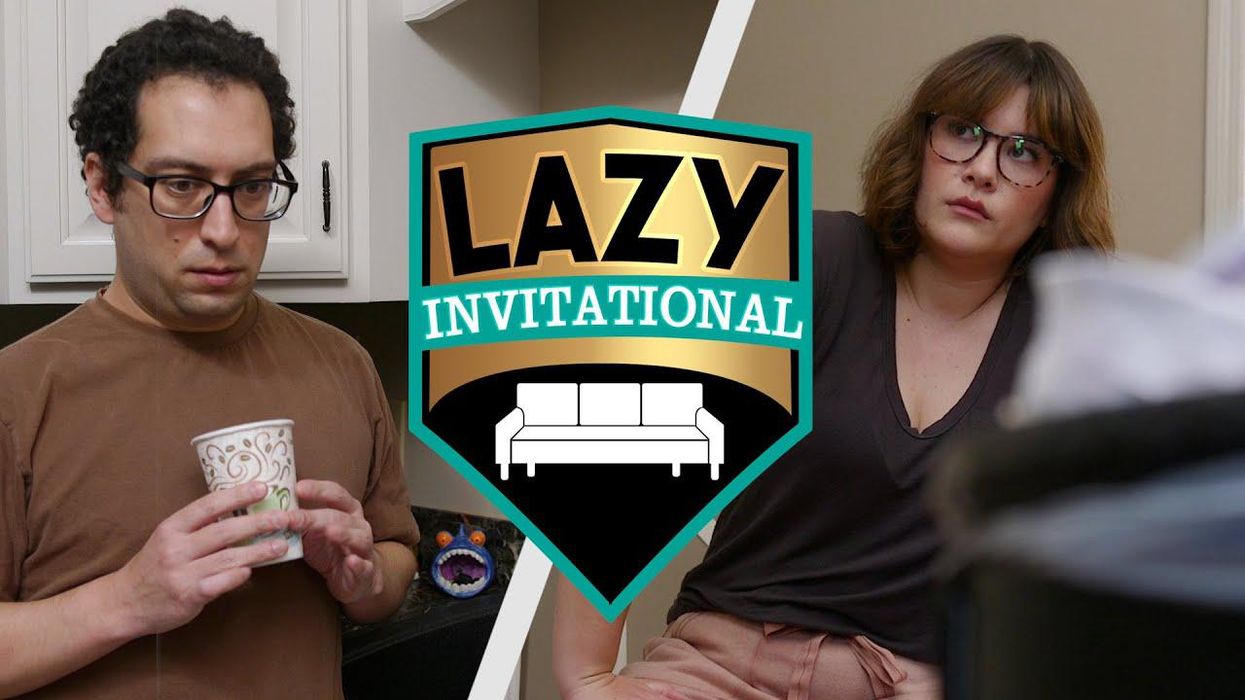 If you could win a gold medal for being lazy ...