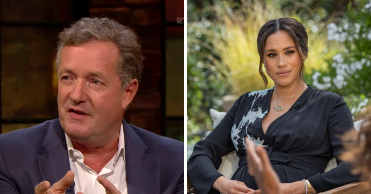 Creepy Old Clip Of Piers Morgan Saying Meghan Markle 'Ghosted' Him Puts His Beef With Her In Context