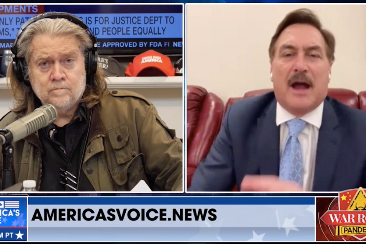 MyPillow Guy Mike Lindell Still Mad About This Hallucination He Keeps Having