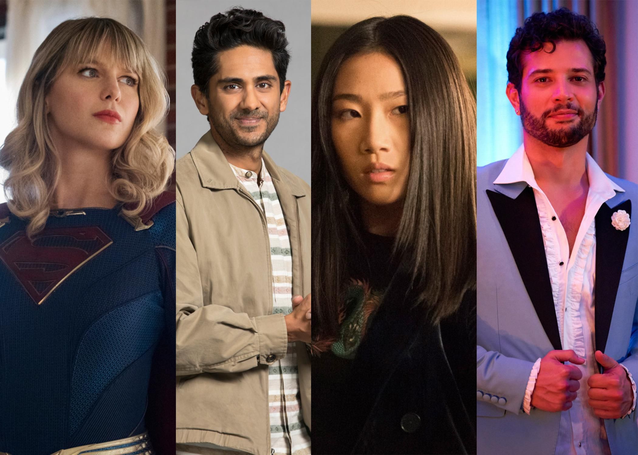 Photo montage of CBS and The CW stars