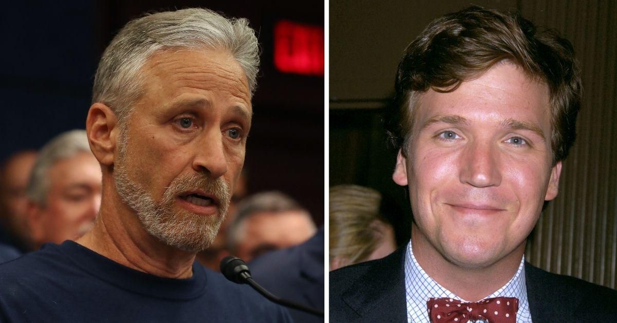 Jon Stewart Apologizes For An Iconic Insult He Once Made To Tucker Carlson—In The Shadiest Way Possible