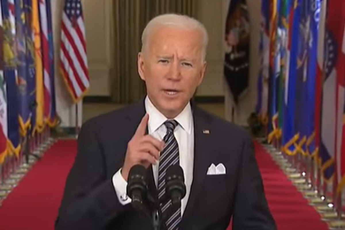 Present Biden delivered the speech Americans have been waiting for