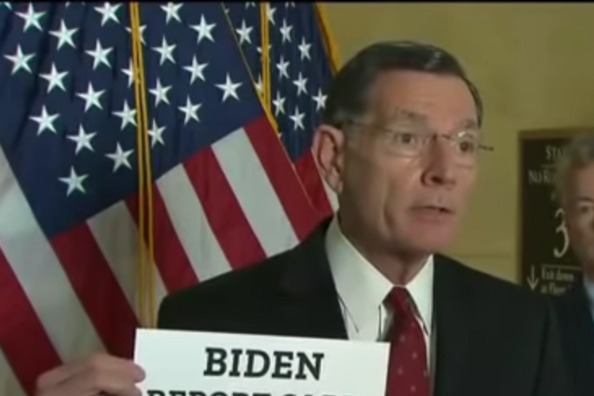 GOP Senator John Barrasso Is An A-Hole Again