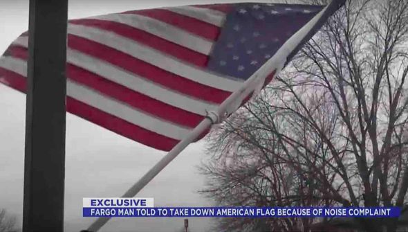 American flag must come down, condo association tells owner — because it's making too much 'noise' when wind blows