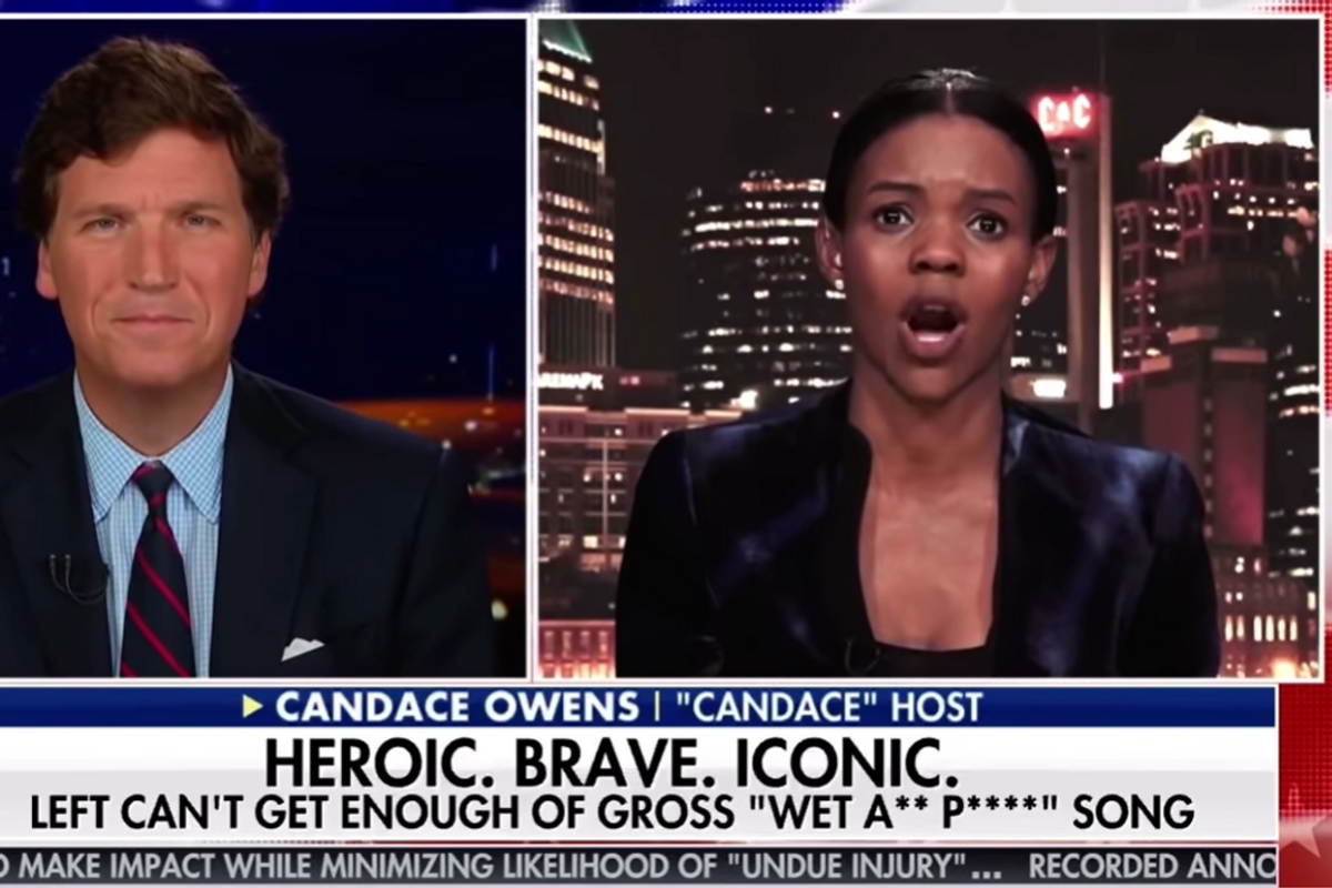Tucker Carlson And Candace Owens Saw A Wet 'A'-Word 'P'-Word, And They Are MAD