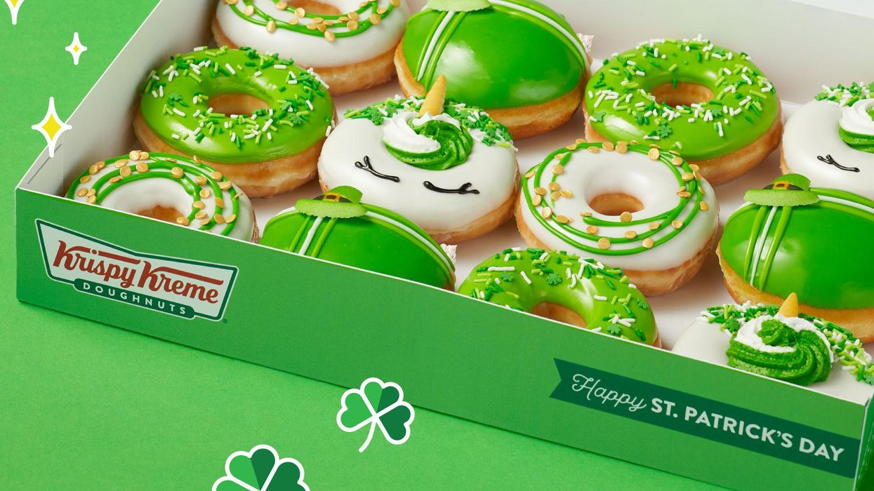 Krispy Kreme is going green for St. Patrick's Day