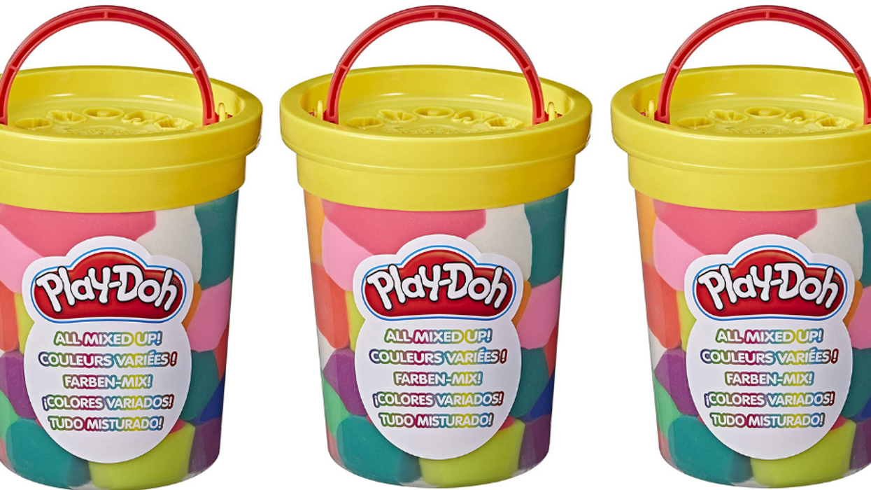 You can buy Play-Doh that's already mixed because we all know it's going to end up like that anyway