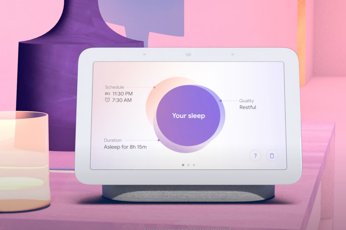 Sleep tracking of the Nest Hub 2​