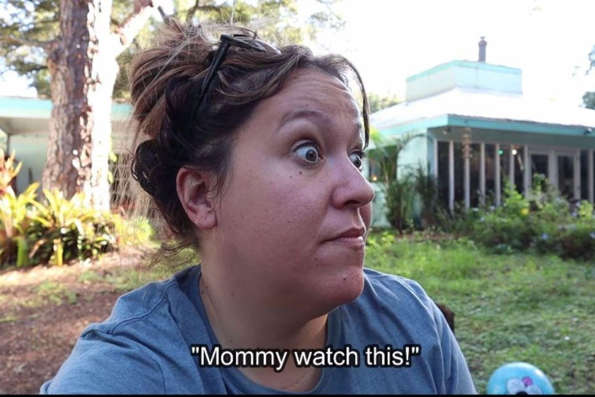 Mom's funny viral video nails what it's really like taking our kids to the  playground - Upworthy