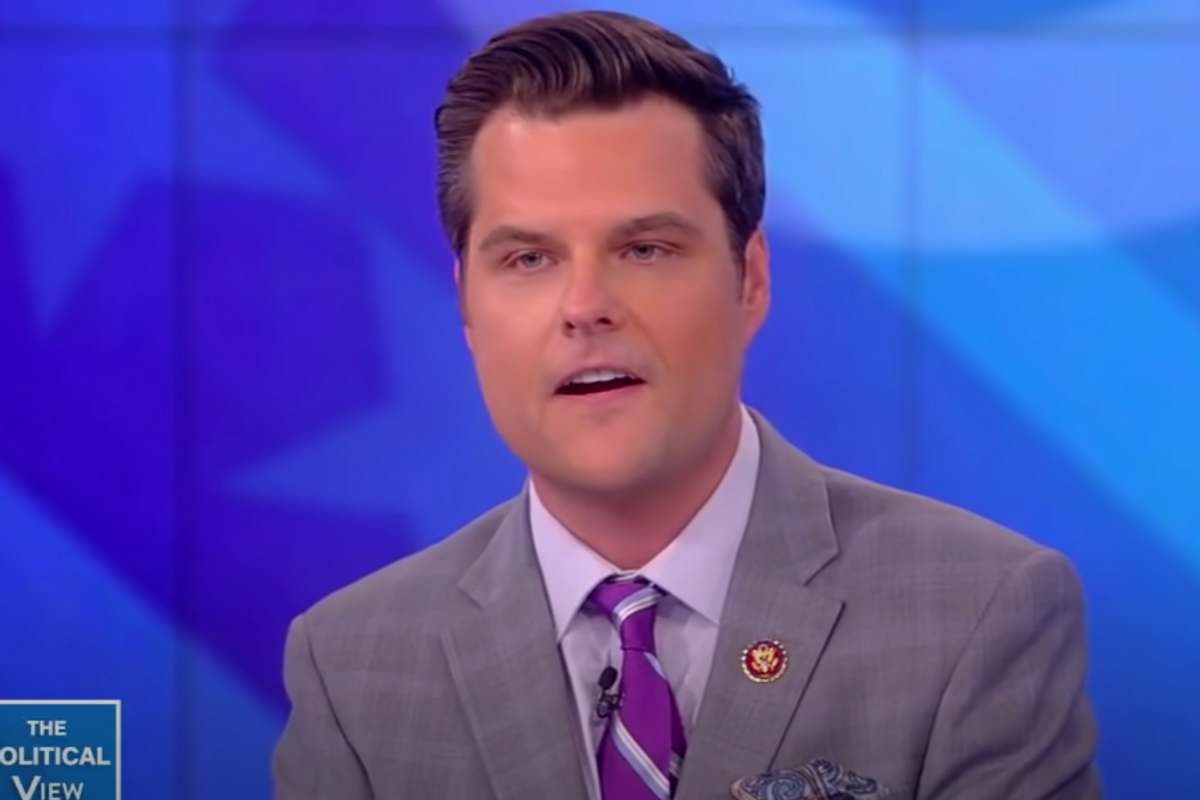 Cover Your Eyes, It's Your FIRST Matt Gaetz Wienerpecker Update Of The Day!