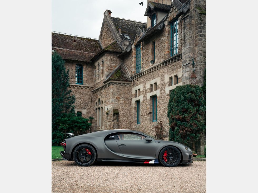 Bugatti at Abbaye des Vaux de Cernay