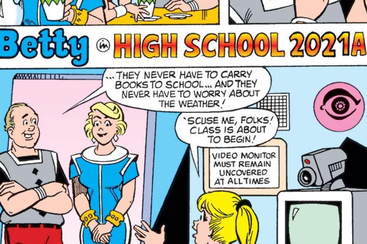 A comic published in 1997 predicted online schooling in 2021 with eerie accuracy