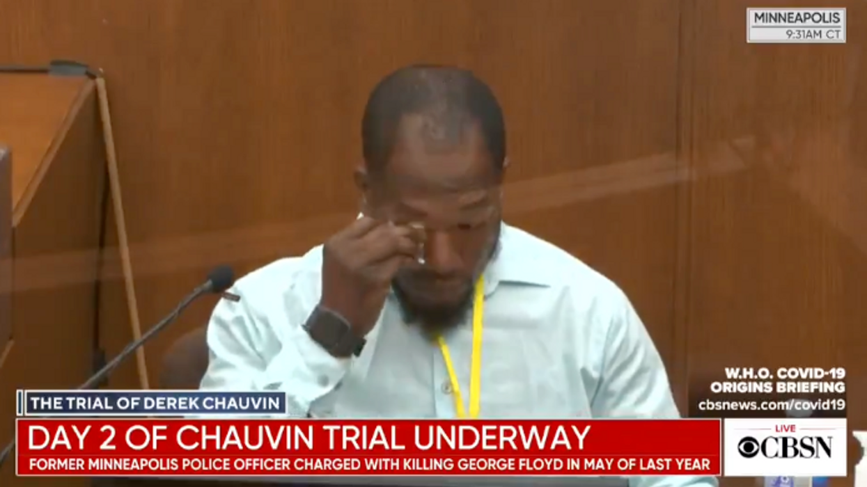 Witness Donald Williams testifying during former Minneapolis police officer Derek Chauvin's trial on March 30, 2021
