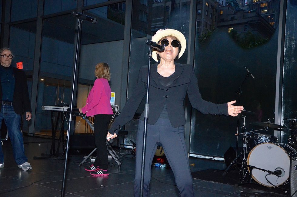 Scenes from Yoko Ono's Sunrise Performance at MoMA