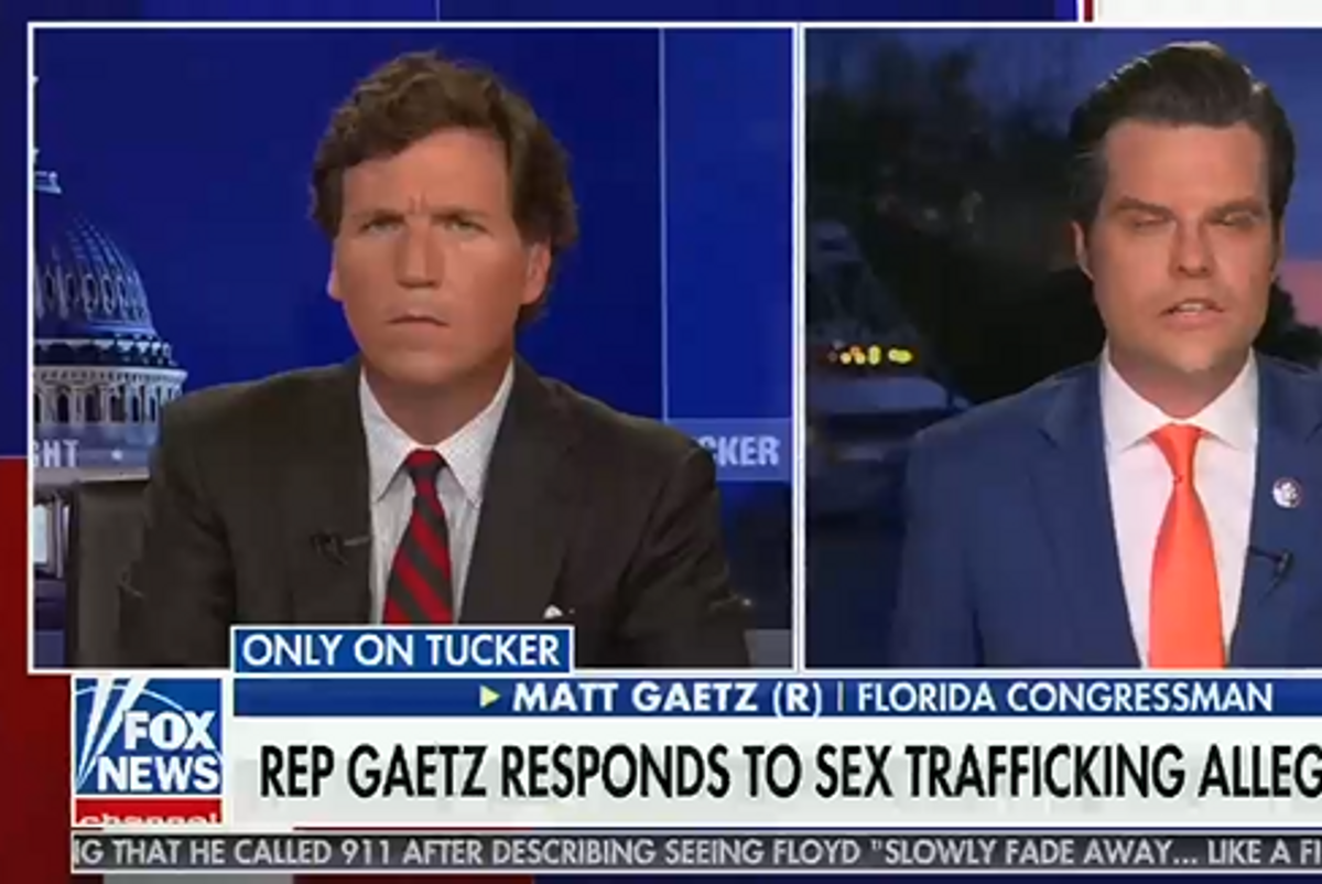 TFW Not Even Tucker Carlson Is Buying Matt Gaetz's Sh*t