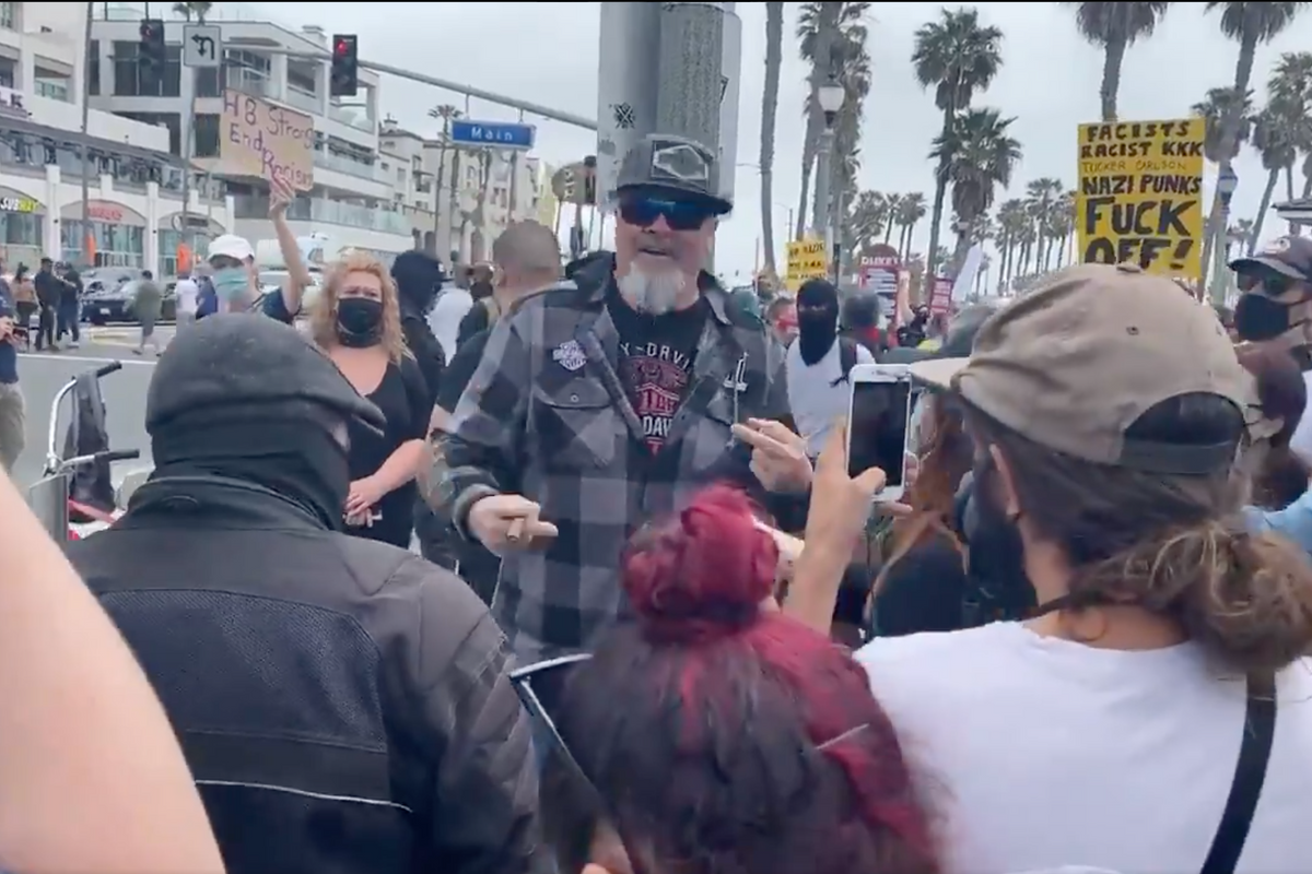 White Supremacists Had A Party And No One (Except Counterprotesters) Showed Up