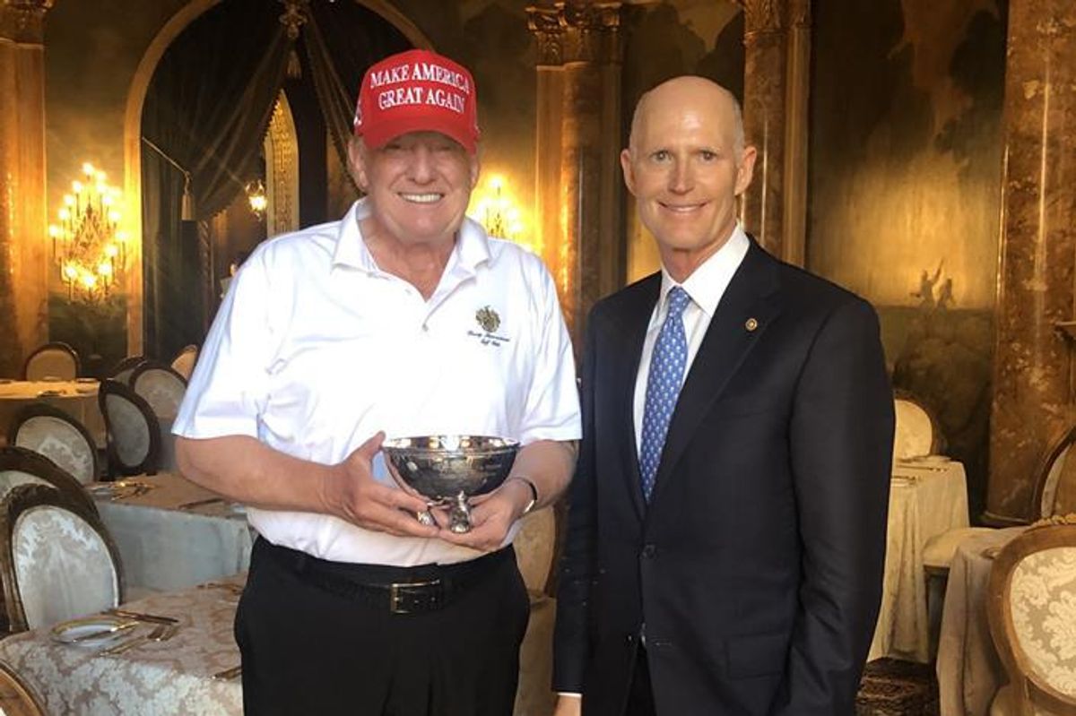 Senate Republicans Present Participation Trophy To President Needy McLoserpants