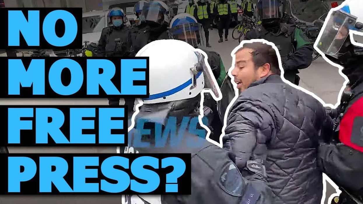 SHOCKING video shows Canadian police ARRESTING reporters