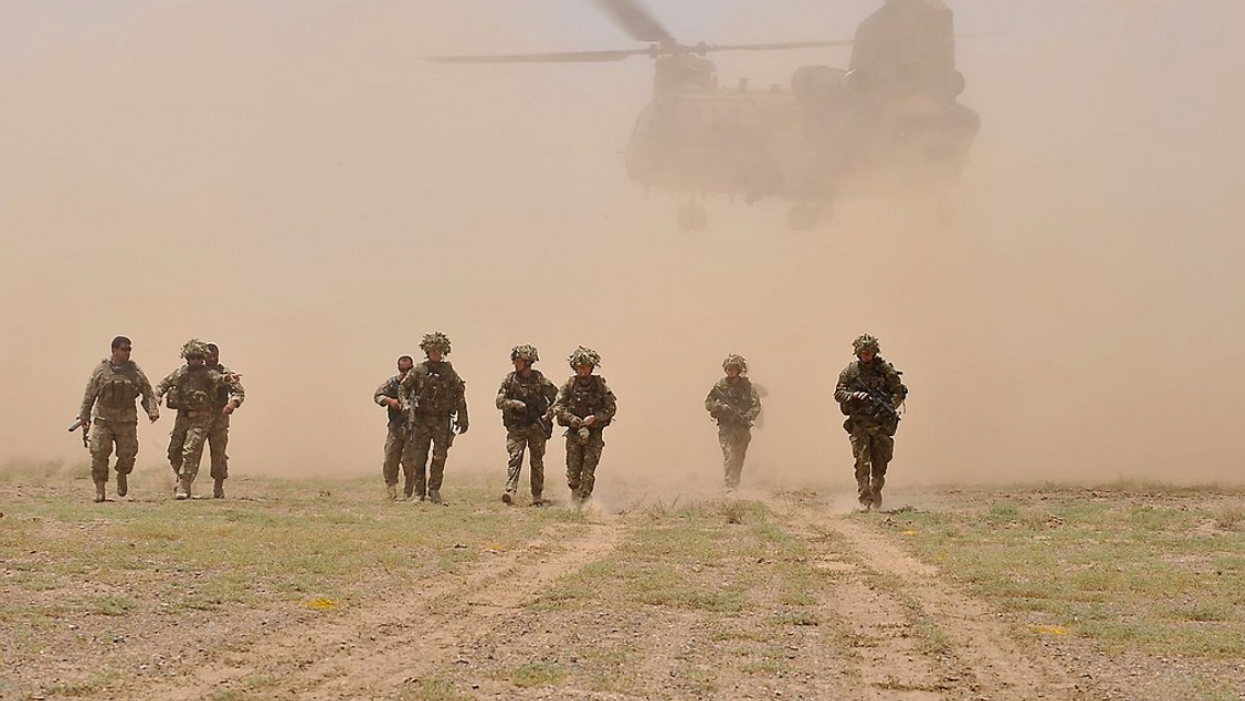 US troops in Afghanistan.