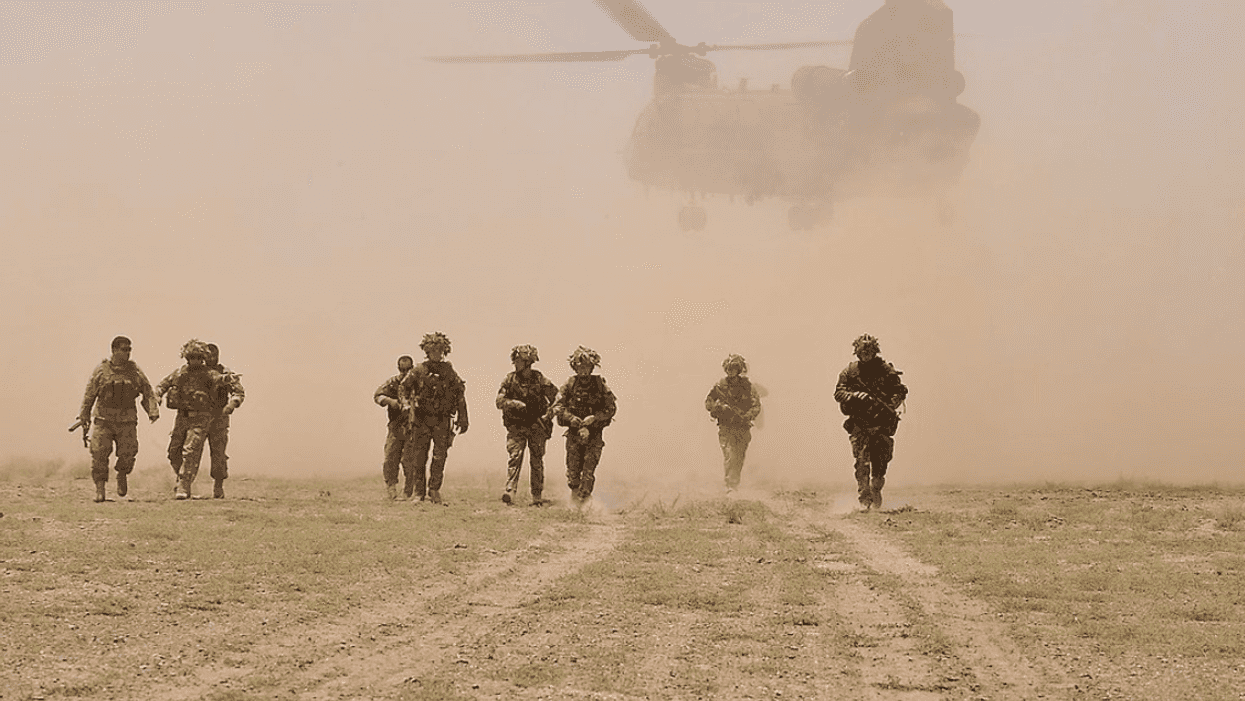 US troops in Afghanistan.