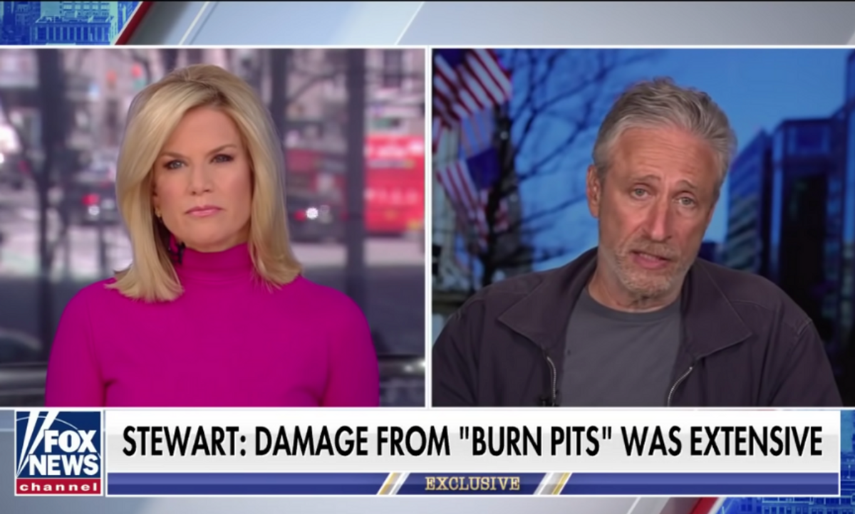 Fox News Host Tries To Bait Jon Stewart Into Criticizing Biden's Infrastructure Bill—And He Isn't Having It