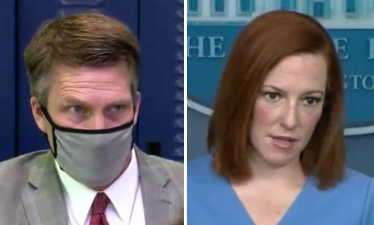 Jen Psaki Expertly Shuts Down Blatantly False Abortion Question from Conservative Reporter
