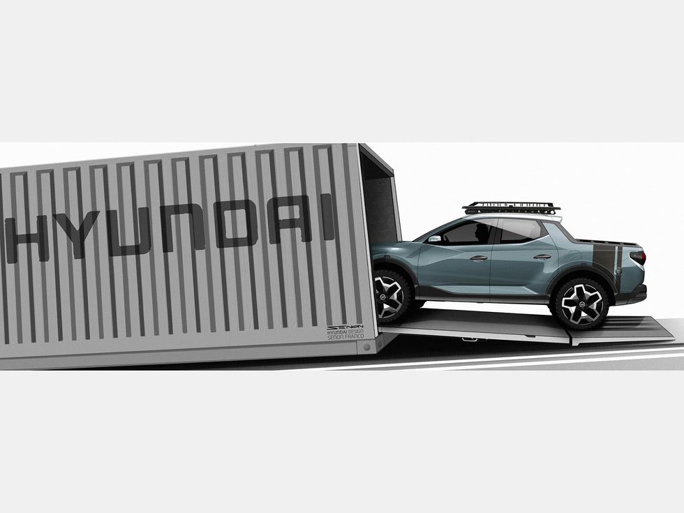2022 Hyundai Santa Cruz sketches