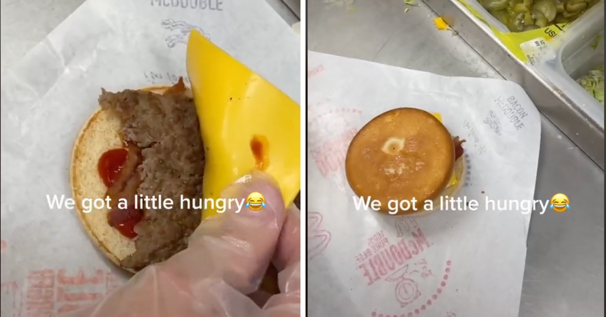 McDonald's Worker Hit With Backlash After Appearing To Give Customer A Half-Eaten Burger