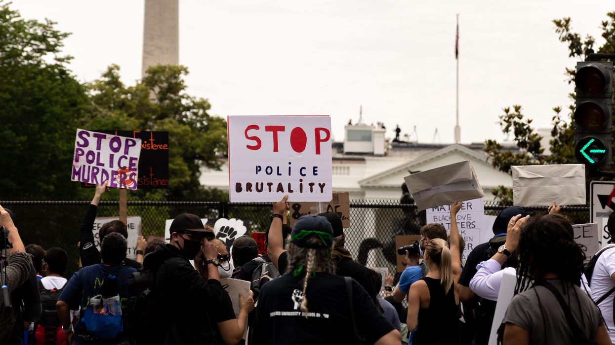 Black Lives Matter protest outside of White House 