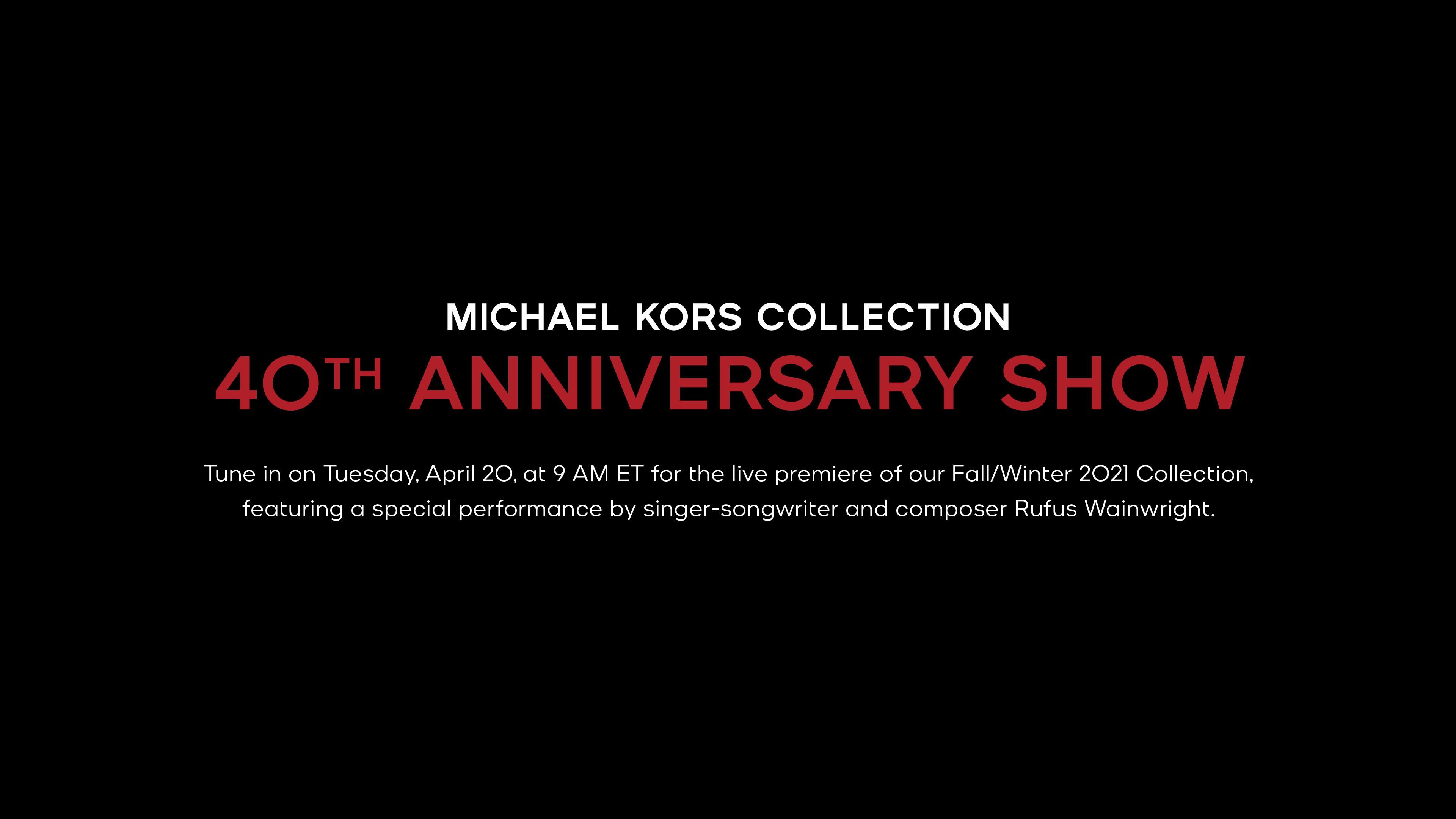Michael Kors' 40th Anniversary Show 