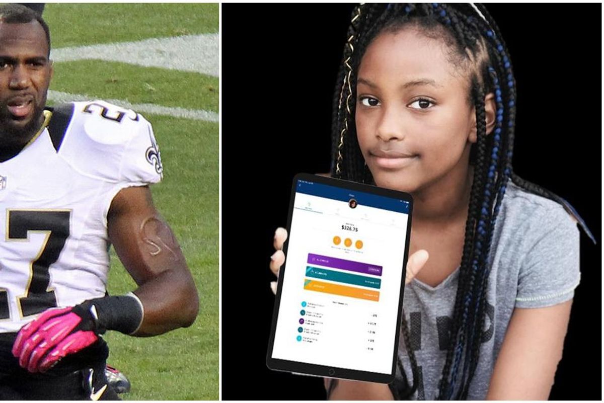 NFL star Malcolm Jenkins is working to bridge the ethnic wealth gap by giving kids real money to invest