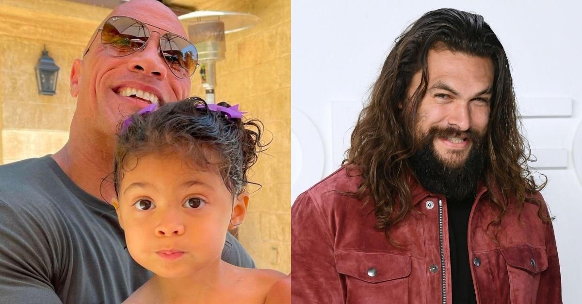 The Rock's 3-Year-Old Daughter Wanted Aquaman At Her Birthday—And Jason Momoa Adorably Delivered