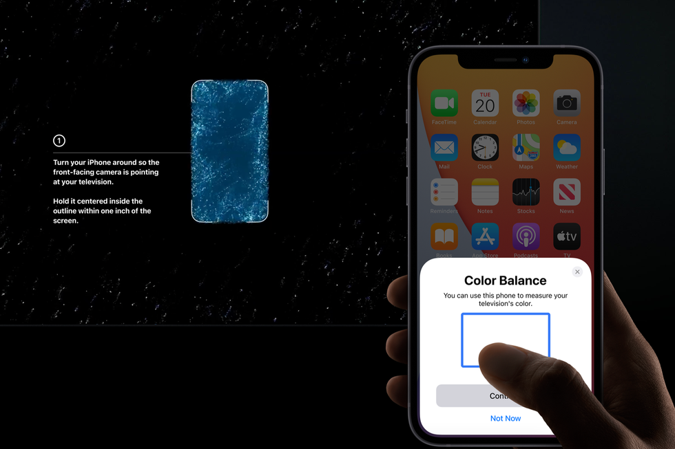 Apple TV 4K color calibration feature