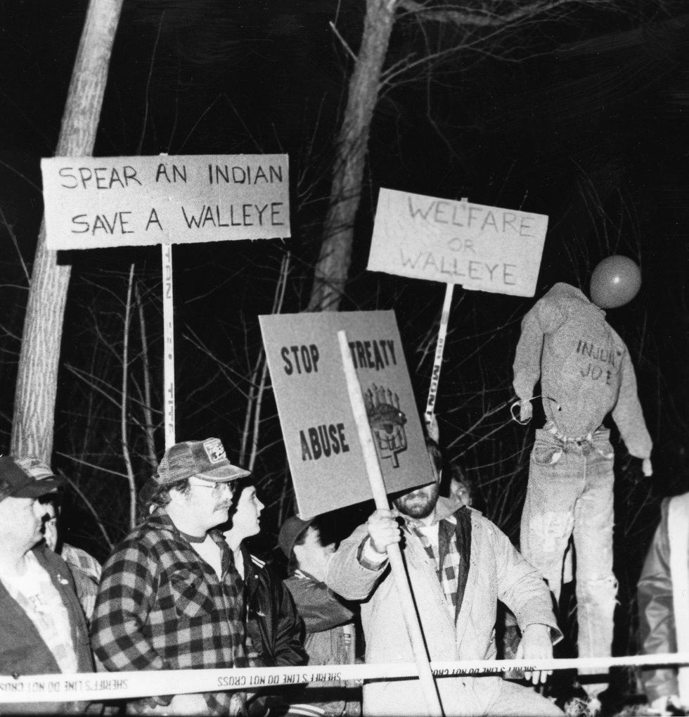 tribal harassment fishing