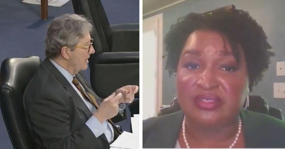 Stacey Abrams Unloads On GA Voting Law After Senator's Question: VIDEO ...