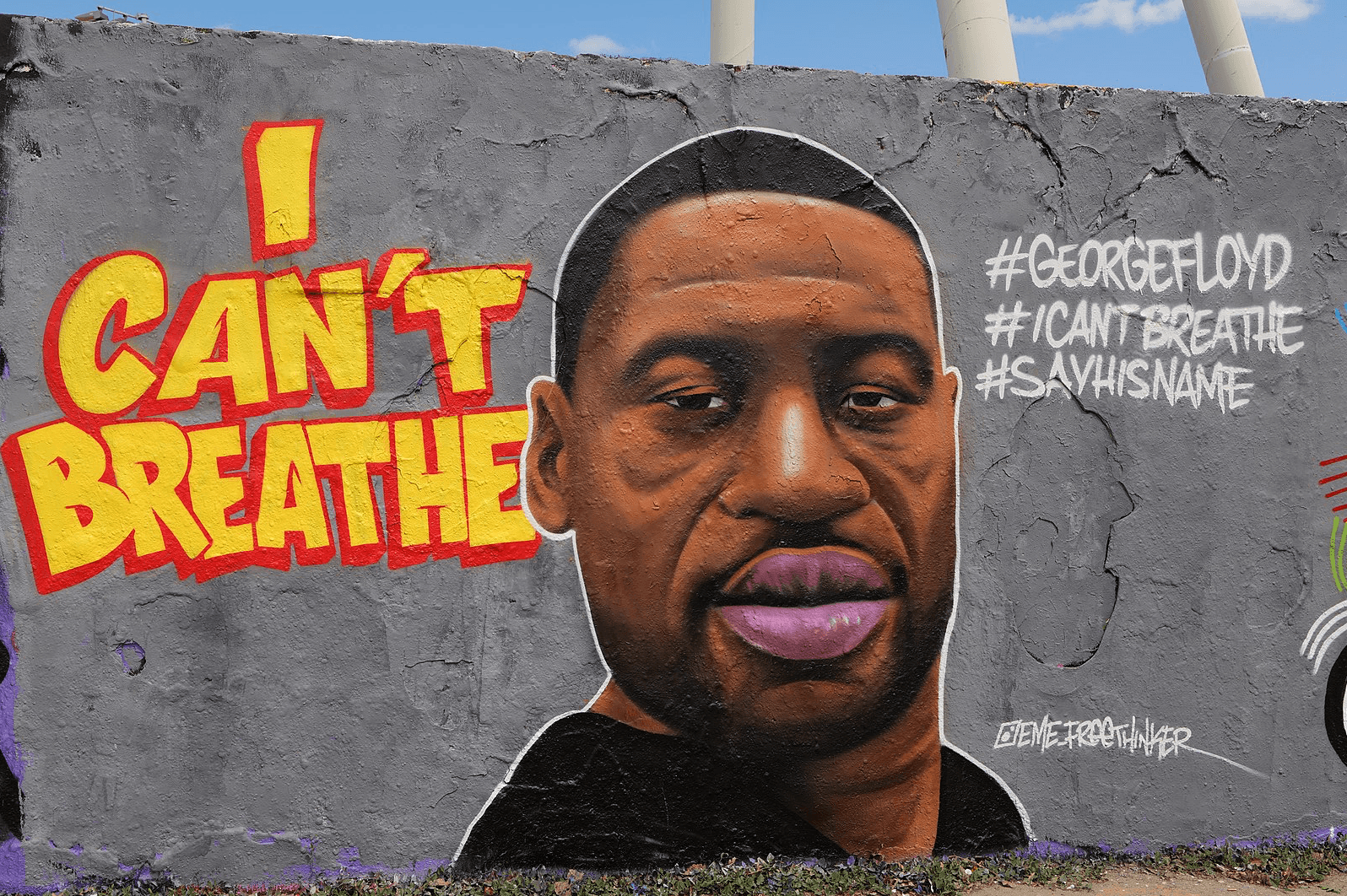 George Floyd mural 