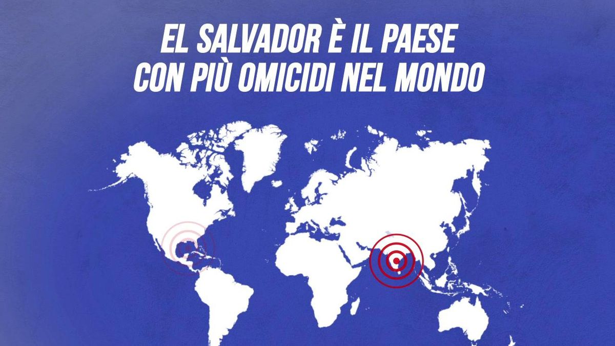 Il Paese con più omicidi nel mondo è El Salvador