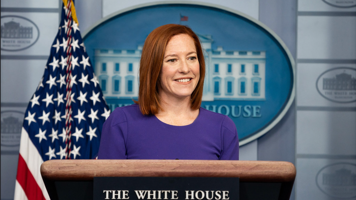 Jen Psaki Shuts Down Reporter's Lies About Biden And Police