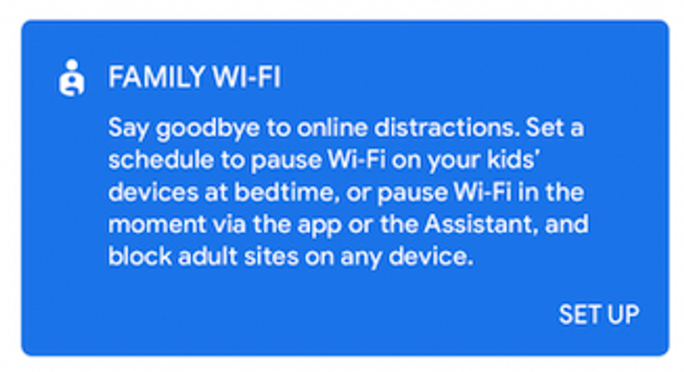 Google Home Family Wifi