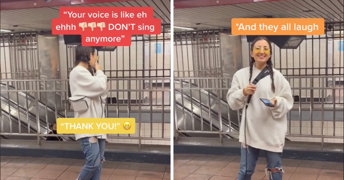 Subway Performer Left Dumbfounded After Woman Rudely Tells Her 'Don't Sing Anymore'