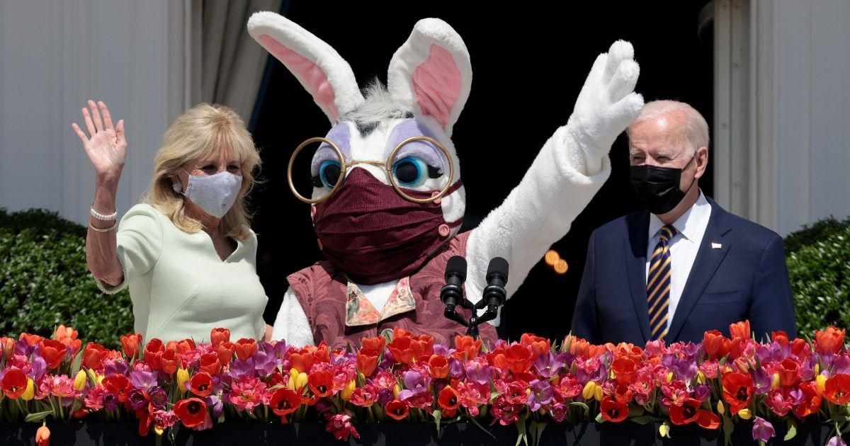 Conservatives Lose Their Minds After White House Easter Bunny Appears Wearing A Face Mask